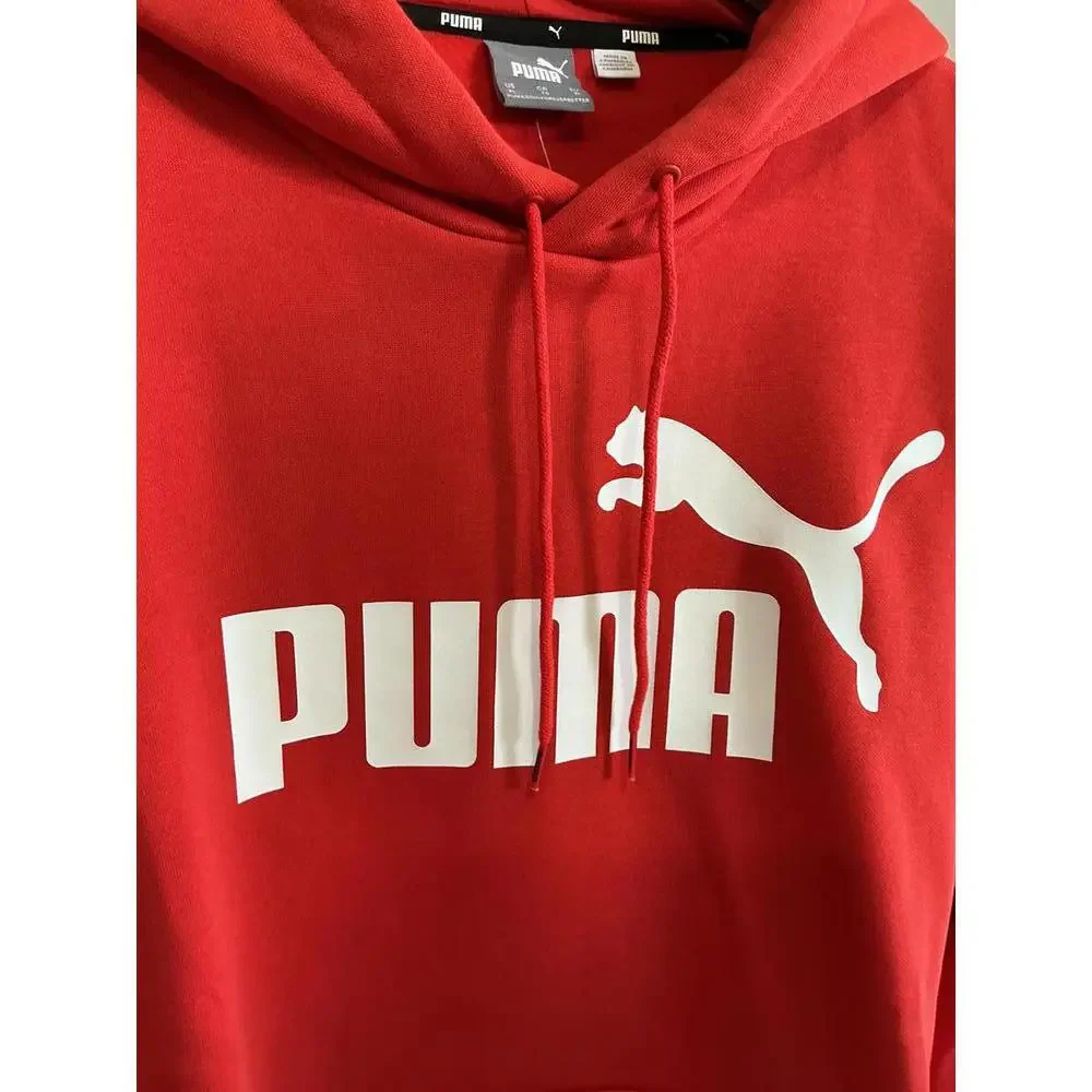 Puma Red Men's Hoodie with Logo XL - Picture 3 of 9